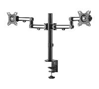 Startech Brazo Soporte 2 Monitores Vesa 32in One Size Black