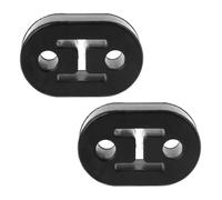 Soporte Montaje Trasero Universal Coche Con Aislamiento 11,5 Mm Dos Orificios Tapas Silenciador Tubo Escape 2 Unidades Tubo Extremo Escape