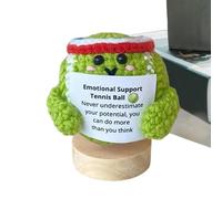 Soporte Motivacional de Ganchillo | de Tejer con Frases Inspiradoras,Motivacional para Hogar, Trabajo, Regalo Y Escritorio