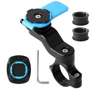 Soporte Moto para QuadLock, Soporte Universal Bicicleta se Puede Instalar Fácilmente en Manillares de 25,4 mm, Prueba de Golpes, Desmontable, Compatible con Varios Modelos de Teléfonos