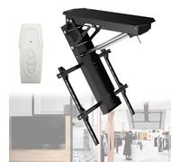 Soporte motorizado para TV de techo ajustable de 0 75° para monitores de 65 pulgadas, soporte de inclinación resistente para techos inclinados, fácil de instalar, perfecto para cine en casa