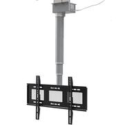 Soporte motorizado para TV - Soporte de suelo para TV LCD, soporte telescópico de doble columna con elevación automática para TV, para televisores de 55" a 90", con control remoto e interruptor,
