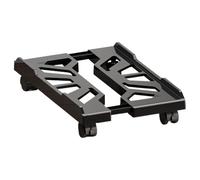 Soporte móvil ajustable para CPU, acero resistente, soporte de torre de PC debajo del escritorio, ventilación de flujo de aire, carrito de computadora rodante, ruedas giratorias bloqueables para