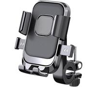 Soporte Móvil Bicicleta para Trek Rail 9.5 Gen 4 2023, Manillar Universal AntivibracióN Mano TeléFono 360° RotacióN Accesorios Velocípedo,A Black