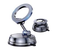 Soporte Móvil Coche Magnético Ultra Potente - 22 Imanes N55 Super Fuerte, Soporte Teléfono 360º con Brazo Metálico, Sujeción Extra Estable Anti Vibración, Compatible iPhone 17/16/15/14 y Android