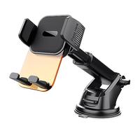 Soporte Movil Coche para Ford Kuga 3 (III) Trend,Titanium,Cool&Connect I 2019-2024, Soporte Móvil Parabrisas Ventosa de Gel Fuerte 360° Rotación Accesorios Movil Coche con Liberación de Un Botón