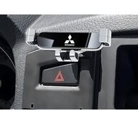 Soporte Móvil Coche para Mitsubishi Pajero 2011-2023,360° Rotación,Suporte Telemovel Carro,Soporte para Teléfono para Automóvil,Porta Movil Coche,Car Phone Holder,B-Silver