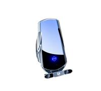 Soporte Móvil Coche Para Xiaomi Inducción Infrarroja Universal Carga Rápida Cargador Inalámbrico Soporte Magnético Automático Para Teléfono(Silver)