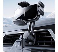 Soporte Móvil Coche Porta Telephone: [360°Rotación & Liberación de un Botón] Suporte Sujeta Teléfono Coche Ventilación, Cunas de teléfonos móviles Coches para iPhone/Samsung/Huawei/Xiaomi-Acrílico