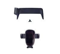 Soporte Móvil Coche Soporte Teléfono Coche Para Fordes Para Puma ST Soporte Navegación Fijo Con Pantalla Conexión Por Gravedad Accesorios Para El Interior Del Coche Porta Telefono Rejilla(Base and hol