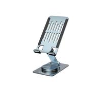 Soporte Móvil Conceptronic THANA08G Plegable Giratorio 360° Ajustable Altura Plata