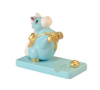 Soporte móvil de colofonia para pintar a mano con diseños de figura de caballo, base de teléfono para escritorio de trabajo, soporte estable para teléfono