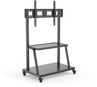 Soporte Móvil de Piso Ewent EW1541 Premium Heavy-Duty TV Stand 55" - 120" Negro