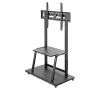 Soporte móvil Manhattan 462334 para pantallas 37-100" aluminio ruedas