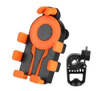 Soporte Móvil Moto para Peugeot Tweet 125 2010-2023, Soporte Manillar, Anti-Vibración, 360° Rotación, Soporte para Teléfono De Moto,Orange-A