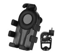 Soporte Móvil Moto para Peugeot Tweet 125 2010-2023, Soporte Manillar, Anti-Vibración, 360° Rotación, Soporte para Teléfono De Moto,Black-A