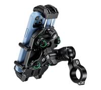 Soporte Movil Moto Ultra Resistente【Antirrobo y Doble Antivibración】Soporte Movil Bicicleta Brazo Regulable 360° Suporte Telemóvel Moto de 5,4 a 7,2 Pulgadas y Moviles Rugerizados Bike Phone Holder