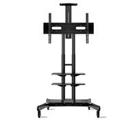 Soporte móvil negro para pantalla de 55 a 85 pulgadas