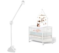 Soporte móvil para cuna de bebé, giratorio 360°, soporte móvil de madera, soporte móvil para colgar, campanillas de viento, juguetes en la habitación del bebé, colgador móvil para decoración de