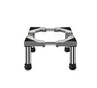 Soporte móvil para lavadora con ruedas bloqueables, ancho ajustable de 36 a 55 cm, carrito universal para frigorífico y lavadora, diseño resistente de 4 patas, perfecto para uso doméstico