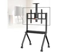 Soporte móvil para pizarra blanca interactiva de 42 a 75 pulgadas, carrito rodante con ruedas para Smart Board, soporte de TV de marco fijo