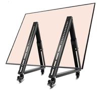 Soporte Móvil para TV De Perfil Bajo con Ruedas - para Televisores De 32 A 55 Pulgadas, Soporte De Suelo con Ruedas, Trípode Y Base para Pantallas LCD