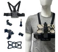 Soporte Movil Pecho, Pechera para Grabar con el Movil, Arnés Montaje de Correa, Cinturón Compatible con Gopro Hero 10 Hero 9 Cámara,para Escalar, Andar en Bicicleta, Caminar (Correa de Refuerzo)