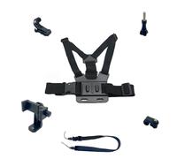 Soporte Movil Pecho, Pechera para Grabar con el Movil, Arnés Montaje de Correa, Cinturón Compatible con Gopro Hero 10 Hero 9 Cámara,para Escalar, Andar en Bicicleta, Caminar (Cuerda Antideslizante)