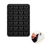 Soporte Móvil Ventosa de Silicona - Soporte Smartphone Manos Libres Sin Taladro - Fijación Fuerte para Espejo, Baño, Ducha, Cocina y Deporte - Universal, Reutilizable, Negro