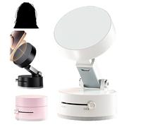 Soporte Movil Woolcar, Vacuum Magnetic Phone Stand, Soporte Magnético para Movil, Soportemovil Ventosa de Vacio, Succión Súper Fuerte, Estable y Duradera, para Automóviles y Hogares (Negro), W