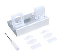 Soporte multifunción 3 en 1 para teléfono móvil, reloj, auriculares, soporte de exhibición de aluminio, soporte estable de escritorio, estación de acoplamiento ajustable