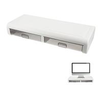 Soporte Multifunción Para Monitor Con Estante Elevador Y Cajón