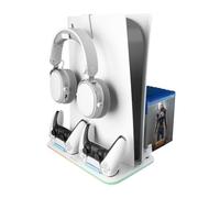 Mars Gaming MPS5-B2 Multifunción RGB Para PS5 Blanco