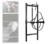 Soporte multifuncional ajustable para esquilar ganado con cabestro, solución portátil para ordeño de ovejas y cabras, aseo en pastos