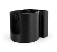 Soporte multifuncional para taza de agua de perfil de aluminio que simula un simulador de vuelo de carreras. Soporte de perfil de aluminio negro.