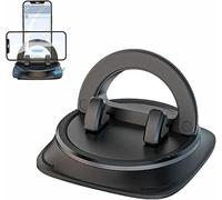 Soporte multifuncional para teléfono de navegación para salpicadero, soporte giratorio estable para teléfono de coche con tablero giratorio 360, soporte manos libres para salpicadero de coche (1pc)