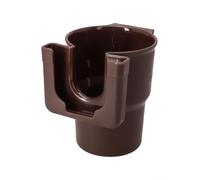 Soporte multifuncional para teléfono que proporciona un posicionamiento seguro del teléfono y opciones de almacenamiento adicionales para tazas de agua y eliminación de basura pequeña (marrón)