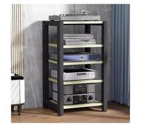 Soporte Multima de 5 niveles para estantes de TV de esquina o torre de video para reproductor de CD, altavoces, amplificador, consola de juegos, dispositivo de transmisión