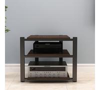 Soporte multimedia AV - Estantería audiovisual, estante de torre estéreo, reproductor de discos, consola de juegos, consola de medios de comunicación de esquina, soporte de TV para espacios pequeños