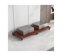 Soporte Multimedia AV Torre de equipos de audio y video, soporte HiFi, gabinete moderno for componentes estéreo, tocadiscos, amplificador, receptor, estante for consola de juegos Media(Bruin,1 Tier)