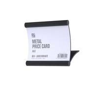 Soporte multiusos de aleación de aluminio para información de escritorio para una comunicación visual efectiva, diseño moderno, soporte para tarjetas de identificación