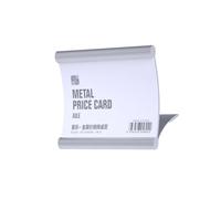 Soporte multiusos de aleación de aluminio para información de escritorio para una comunicación visual efectiva, diseño moderno, soporte para tarjetas de identificación