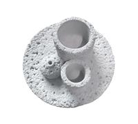 Soporte multiusos para quemadores de cemento para varillas de incienso, palitos de salvias y cenizas, bandeja para accesorios de relajación, soporte de incienso de hormigón