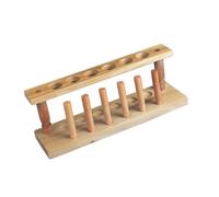 Soporte Multiusos Para Tubos De Ensayo Estante Madera 22mm Organizadores Centrífuga Laboratorios Y Experimentos Científicos Tubos Madera