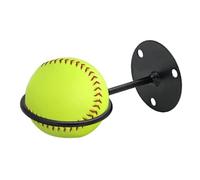 Soporte mural de pared de bate de béisbol de bate de murciélago | Espacio -estante de almacenamiento de salvación y multifuncional hecho de metal para pelotas de golf, bates de béisbol y de base