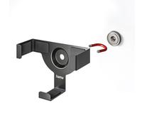 Hama Soporte de Pared Magnético para Apple TV HD (4ª generación)/4K (1ª/2ª/3ª generación), Montaje en Pared o TV con Tacos de Pared Fischer y Tornillos VESA, Negro