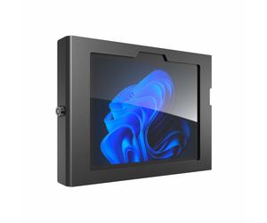 Soporte mural para caja Surface GO - COMPULOCKS - Apex - Metal elegante - Acceso rápido - Cable seguro