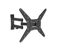 Soporte Mural TV - Hama - Pivoteable Inclinable - 81 a 165 cm - Carga máxima 25 kg - Negro