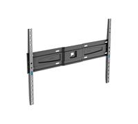 Meliconi Slimstyle Plus 600 S Meliconi, Soporte TV Pared 50 Pulgadas a 86 Pulgadas, Adecuado También para Paredes de Cartón Yeso, Fijo, Vesa 300-400-600, con Sistema Fast Block e Protecciones