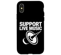 Soporte Música en vivo Banda local Música local Soporte Música en vivo Carcasa para iPhone X/XS